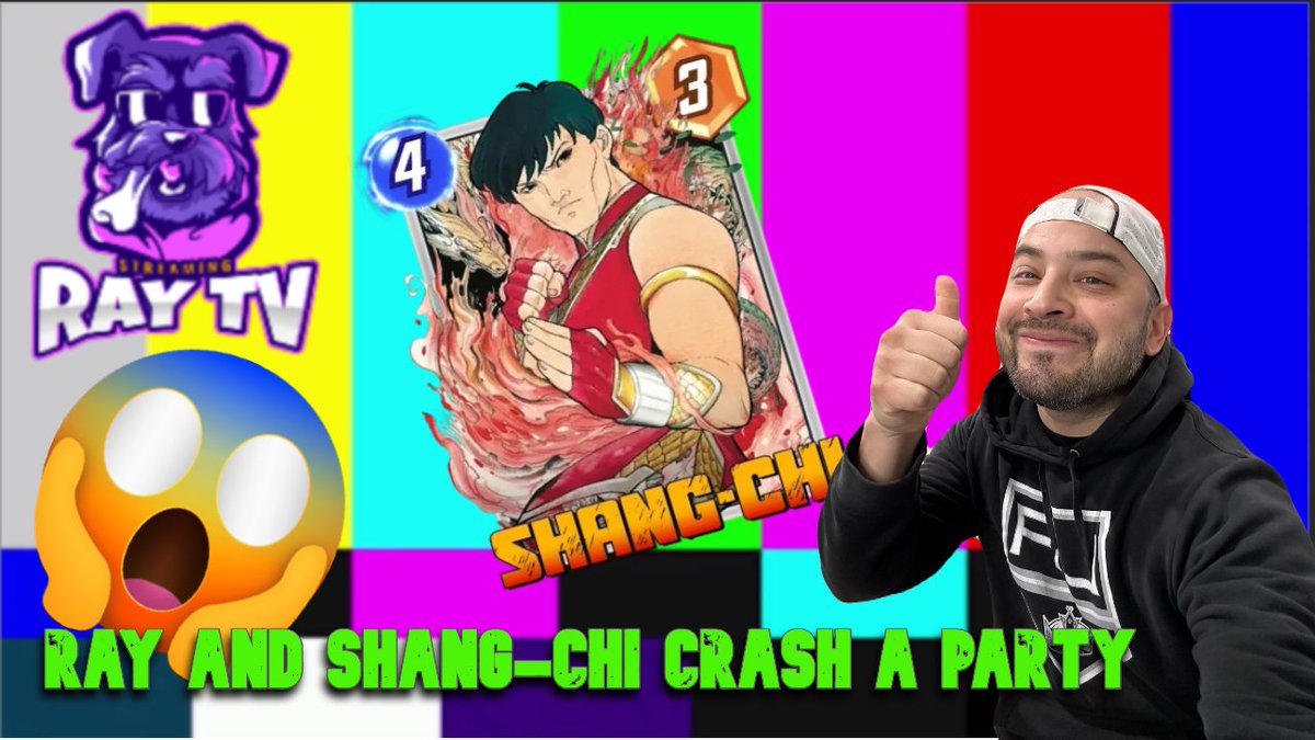 RayTeeVee's tweet photo. 🚨Ray teams up with Shang-Chi and crashes a party!👀
https://t.co/UQCbWeta9f
👾
#marvelsnap #twitch #youtube #gamergirl #raytv https://t.co/V3rTM1iN7N