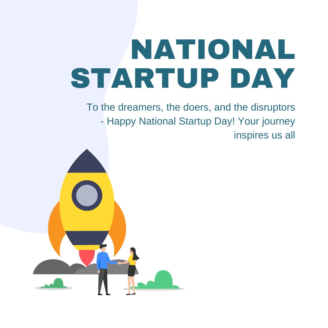 Let's take a moment to appreciate the incredible journey of startups and the impact they have on our lives. 🌐✨ Here's to celebrating National Startup Day and the trailblazers shaping the future! 🚀🇮🇳
#NationalStartupDay #Innovation #Entrepreneurship #StartupIndia