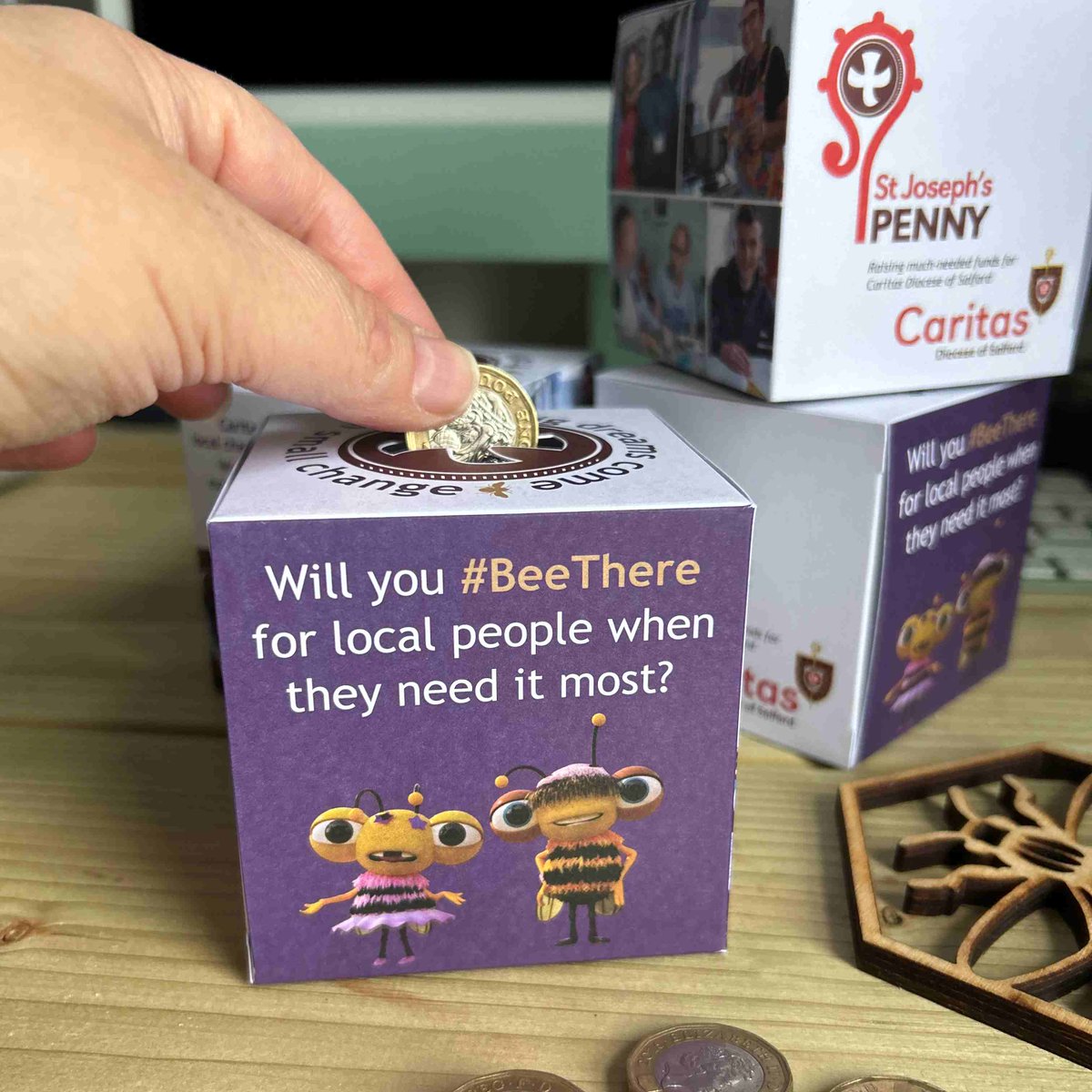 Calling schools in Greater Manchester and Lancashire! Free St Joseph's Penny boxes for this year are now available to order - place yours now here: caritassalford.org.uk/campaign/st-jo…