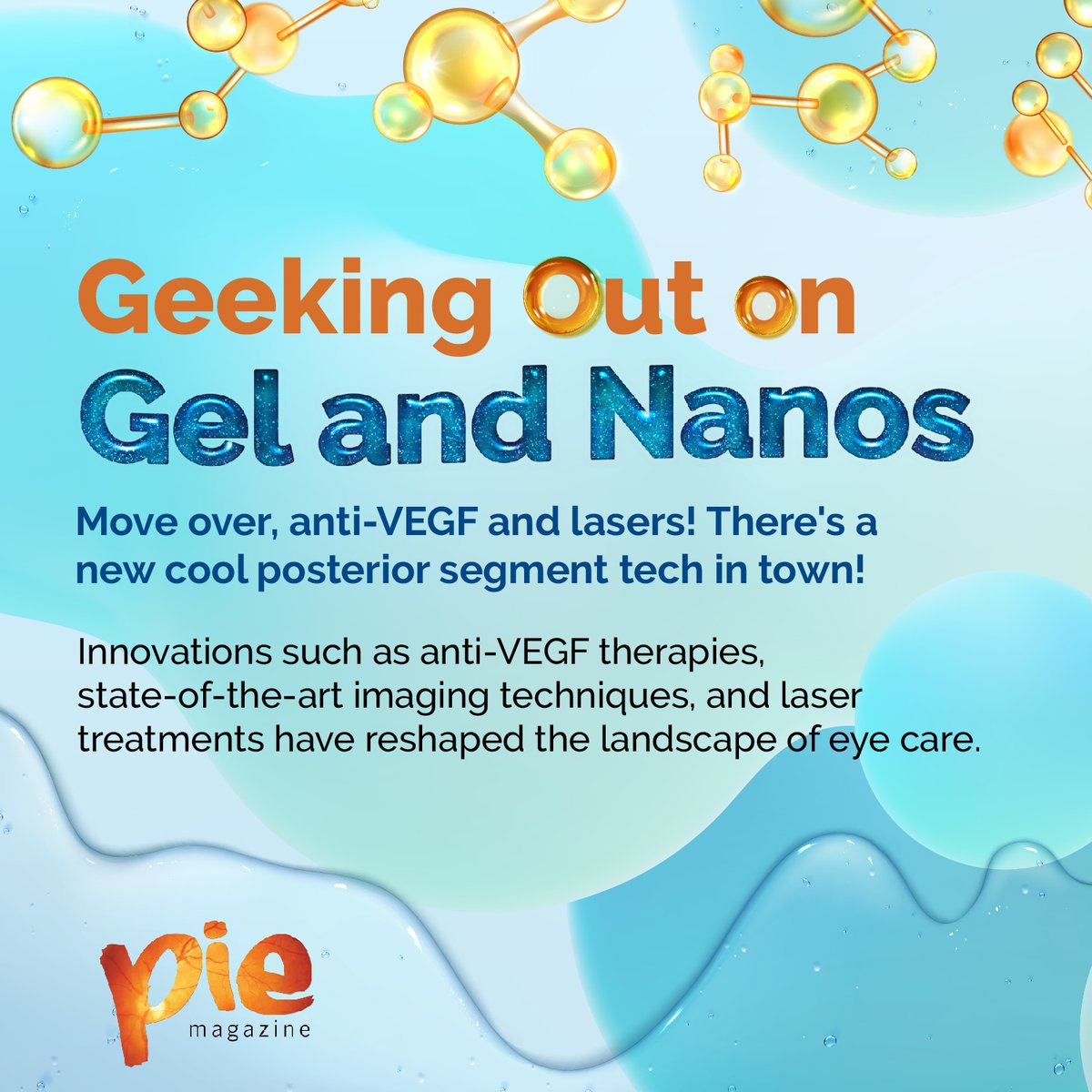 MediaMICEgroup's tweet photo. What’s new in retina beyond lasers, imaging and anti-VEGF? Discover how advanced delivery systems, hydrogels and nano drug tech are transforming eye care. Find out more in PIE Magazine.
https://t.co/AaPpdZy5QI
#MediaMICE #PIEMagazine #antiVEGF #vitreoretina #ophthalmology https://t.co/mzlwW4PaVb