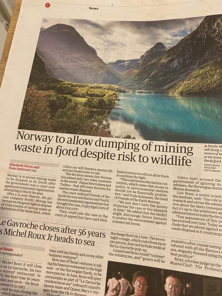 Denne norgesreklamen lå på millioner av britiske frokostbord i helga. Hvorfor tillates dette? theguardian.com/world/2024/jan…