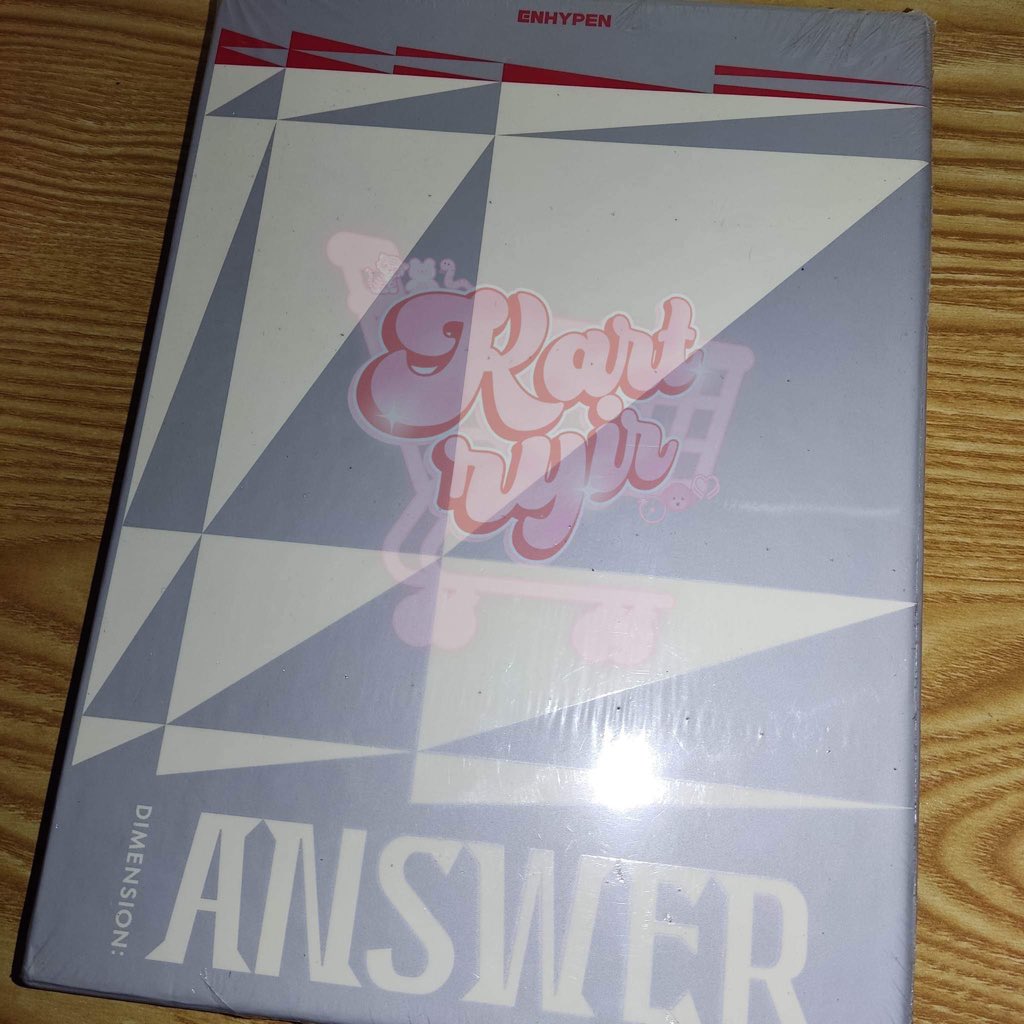 KARTRYIR's tweet photo. #kartryirONHAND | wts lfb ph onhand

Enhypen Dimension: Answer No ver.

♡ ₱500, 450 payo
♡ sealed &amp; mint

reply / dm to claim !! https://t.co/yYlHUMQpHE