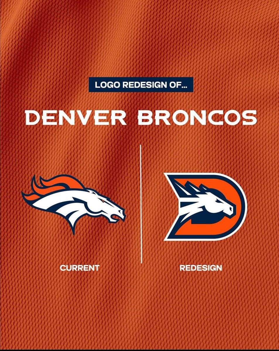 CameronParkerPO's tweet photo. Thoughts on the Broncos redesign? https://t.co/DcbZgzE33s