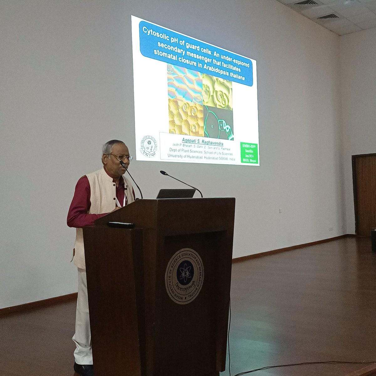 <a href="/DBS_IISERB/">Dept of Biological Sciences (DBS), IISER Bhopal</a> <a href="/iiserbhopal/">IISER Bhopal</a> <a href="/sdatta7925/">souravdatta</a> Prof. A. S. Raghavendra <a href="/PlantSciUoH/">Dept. of Plant Sciences, University of Hyderabad</a> <a href="/HydUniv/">Univ of Hyderabad</a>

<a href="/ISPPhotobiology/">ISPP2026 - @ispphotobiology.bsky.social</a> <a href="/iiserbhopal/">IISER Bhopal</a> 
#ISPP2024 #EMBOplantBio