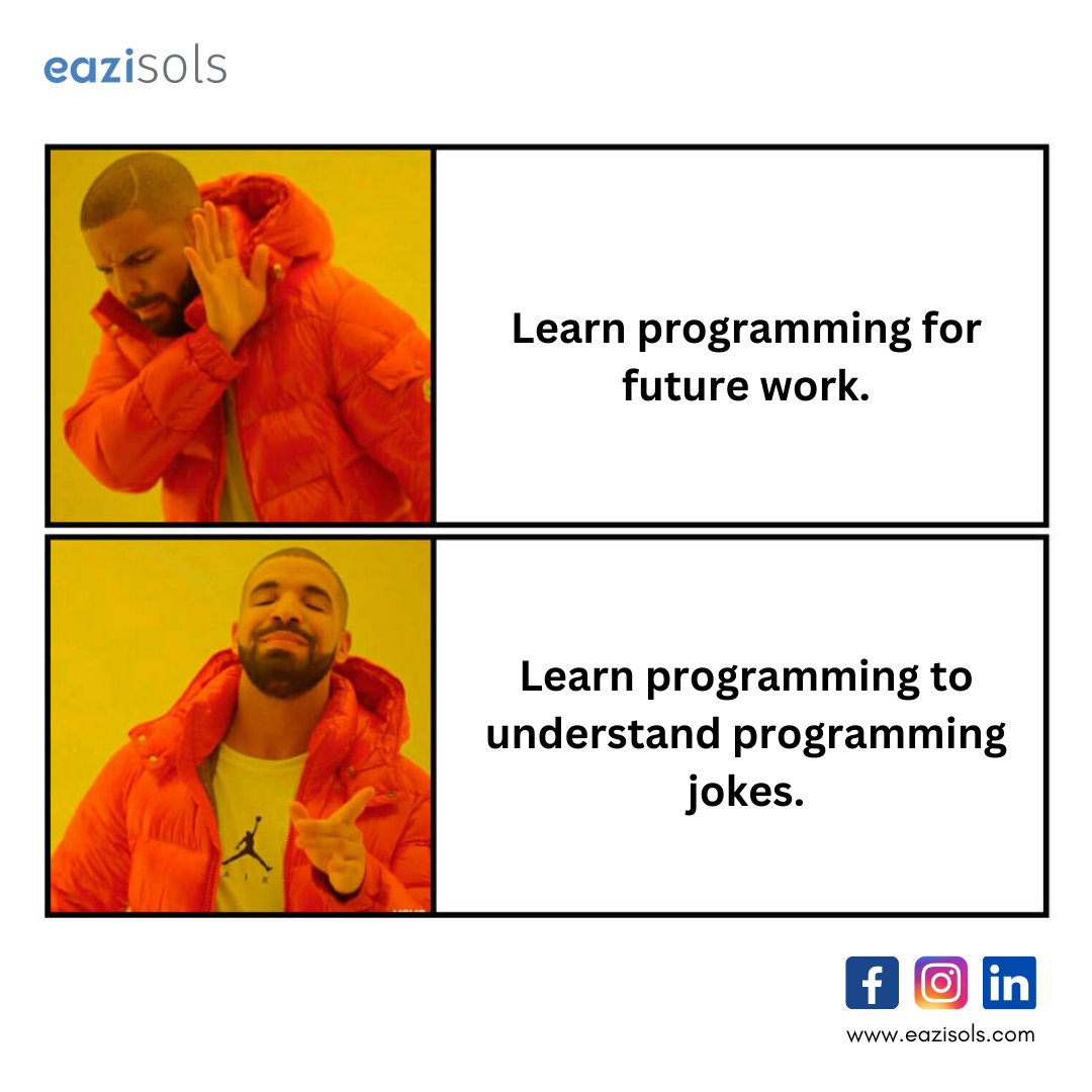 eazisols's tweet image. Tag your Programmer friend 👇

#Programmers #Programmersmeme #NoBugsHere #Softwarequalityassurance #Eazisols #softwaredevelopers #websitedeveloper