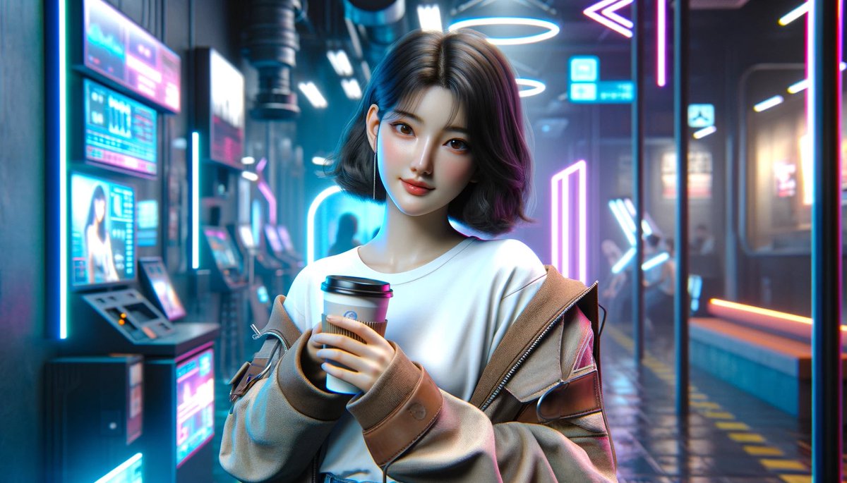 AsianCyberGals's tweet photo. そんな時は…コーヒー☕️
#cyberpunk #cybercity #cybergal #kawaii #美少女 #futurefashion #future #machinecreativity #creativeai #AIArtistry #futurefashion
#AIgirlgallery #aiillustration #aiillustrator #cybergirl #cyberwoman $engage https://t.co/FQ8JaS3ZHX