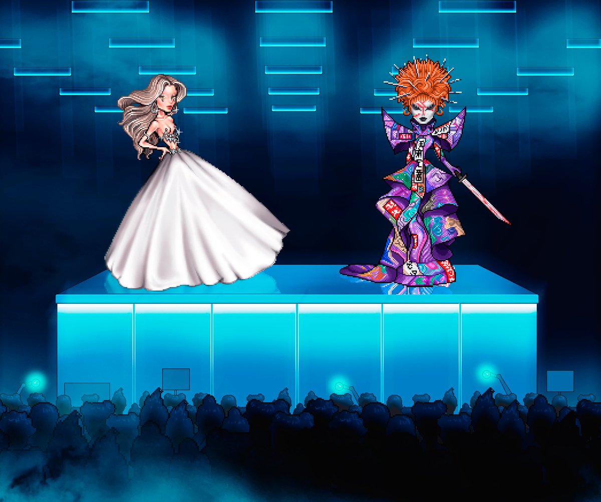 Lolita Mugler gives her crown as the Glam Next top model of 2022 to Vero✨