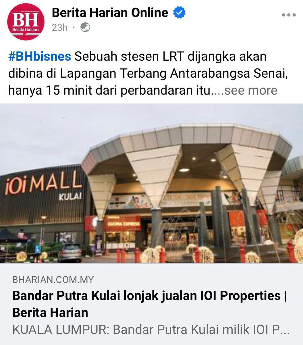 thisiskulai's tweet photo. Ada ura-ura mengatakan terdapat potensi pembinaan stesen LRT di kawasan Senai.

Jika betul terjadi, korang rasa macam mana? https://t.co/4zU9i0Ce5t
