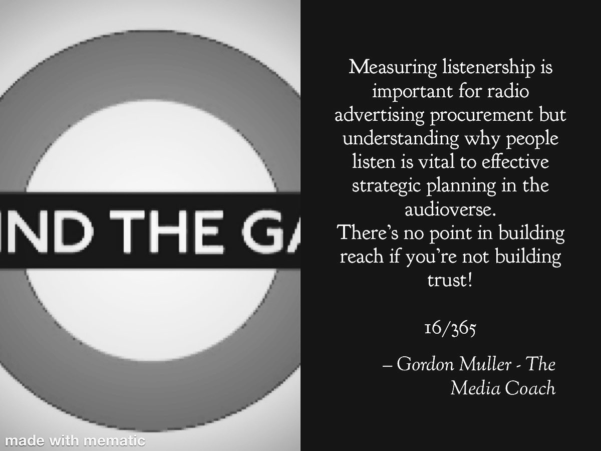 Mind the Trust Gap
#radio #radioadvertising #radiosales #audioverse 
@ACA_SA @radioacademy @AMF_SA @MarketingA_SA @AMASAJoburg @AMASACapeTown