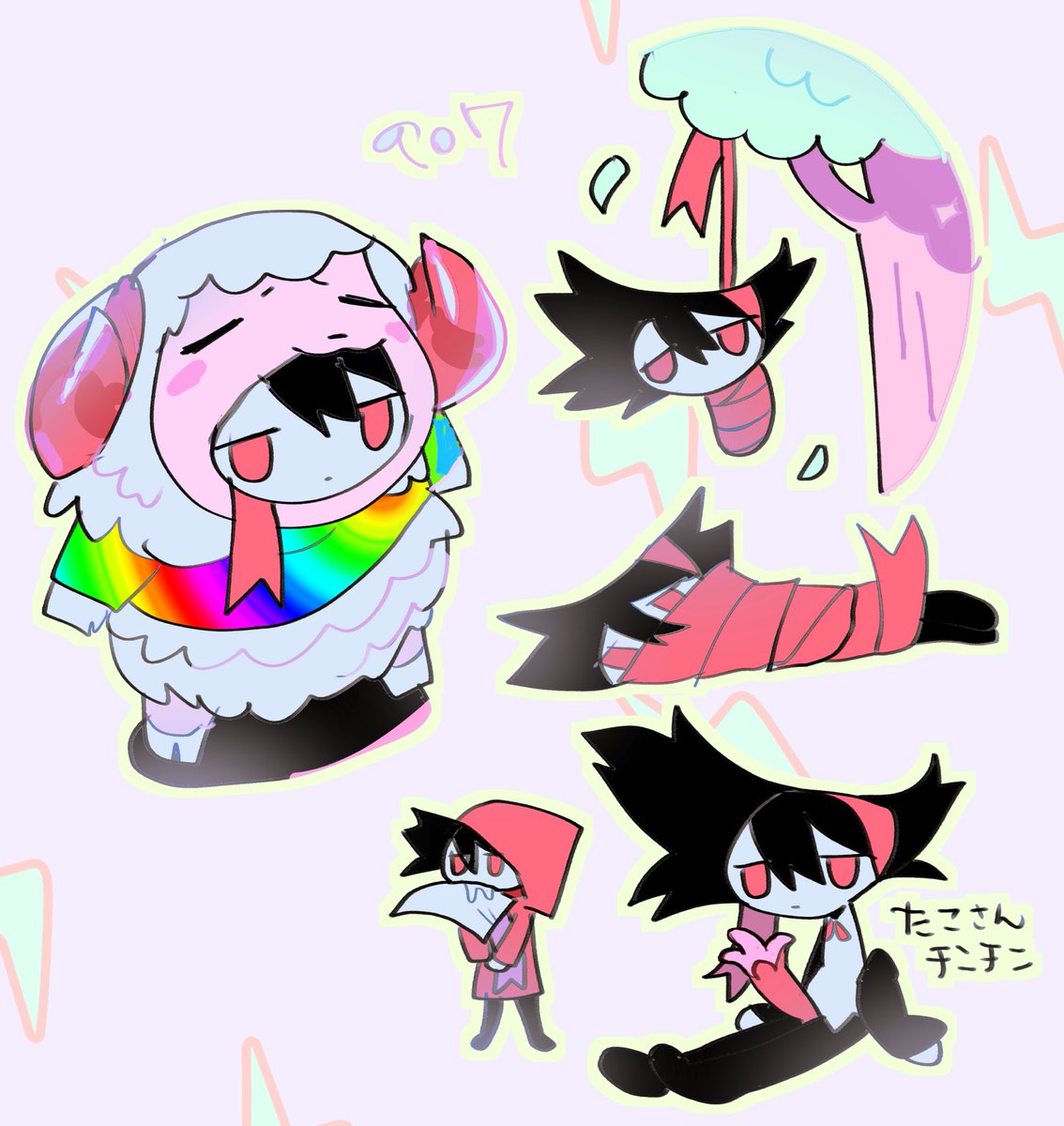 創作キャラクタ～の過去絵です