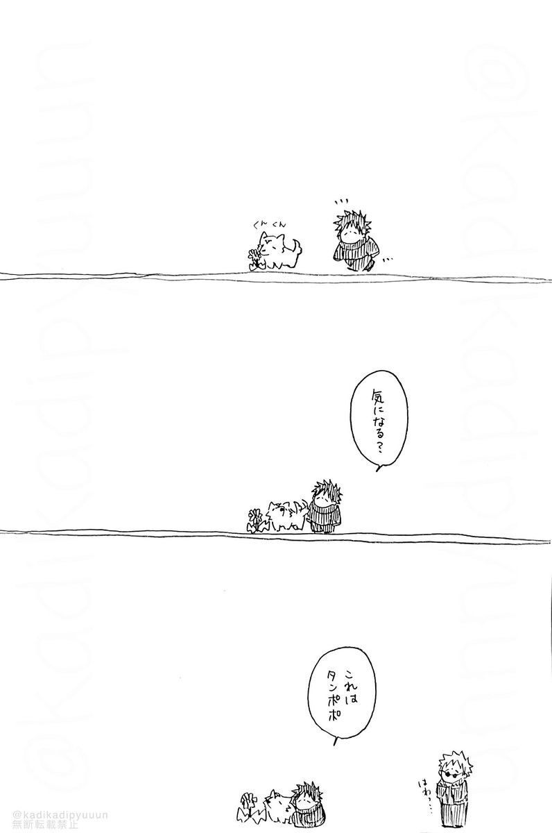 kadikadipyuuun's tweet photo. 玉犬とお花。 https://t.co/rLoqjX5zlo