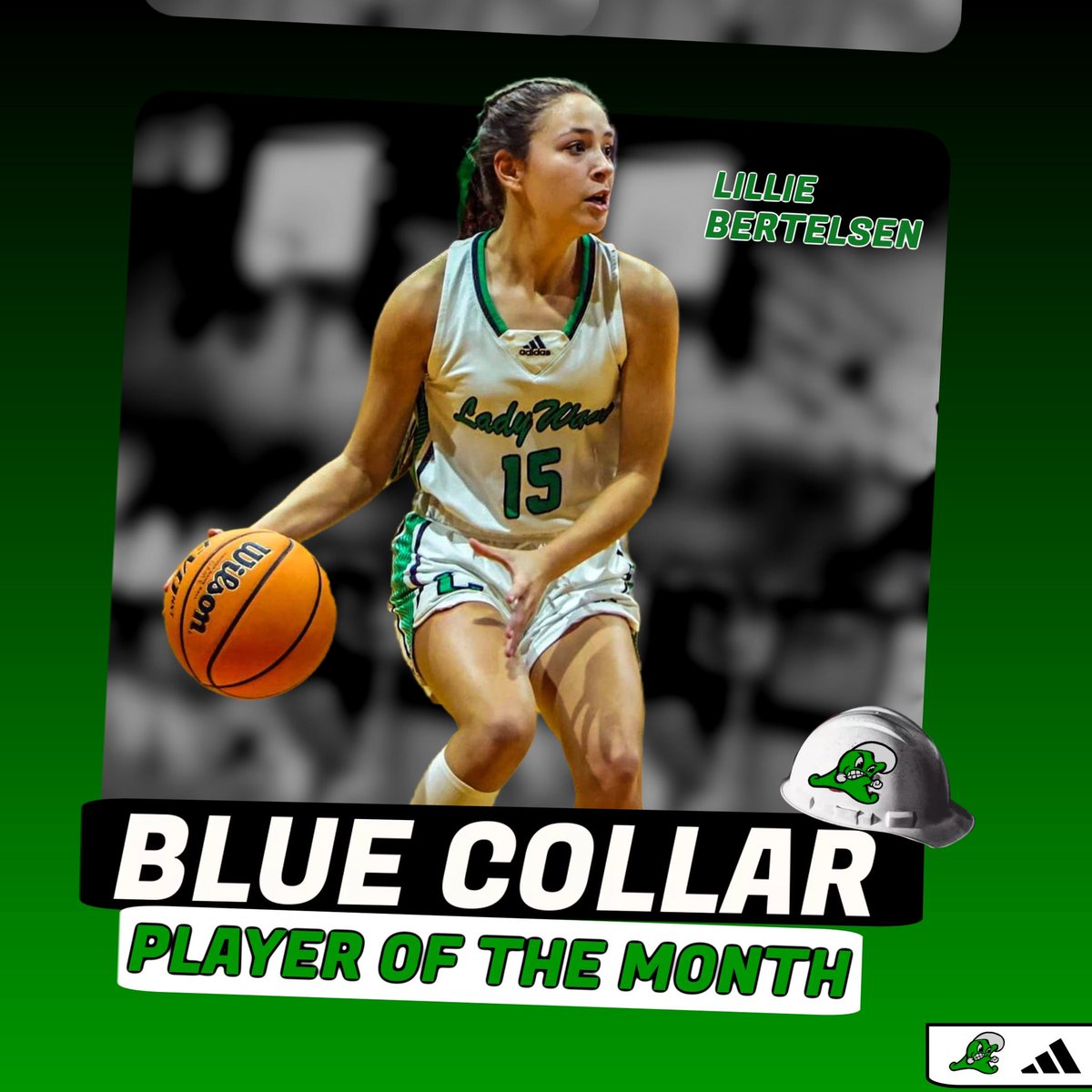 It takes a lot of pride and toughness to take a charge. Lillie has taken 20 of those in only 15 games!

This has helped her earn our “Blue Collar” player of the month for the month of December! This is a way to track the plays you won’t find on a stat sheet.