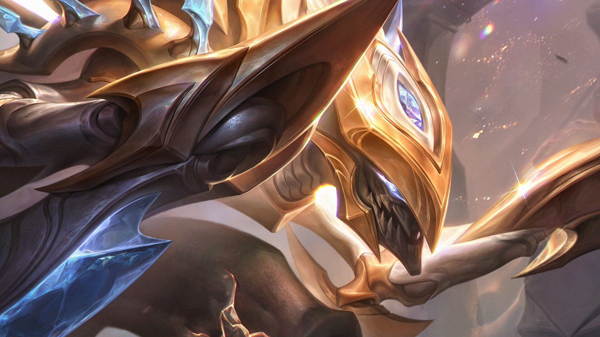 JumaraloHexCore's tweet photo. Worlds 2018 Kha'Zix Golden Chroma Chinese SplashArt Promo Art - League of Legends by Pandart Studio

https://t.co/S1qBRLyreT https://t.co/hf8COZQBXG