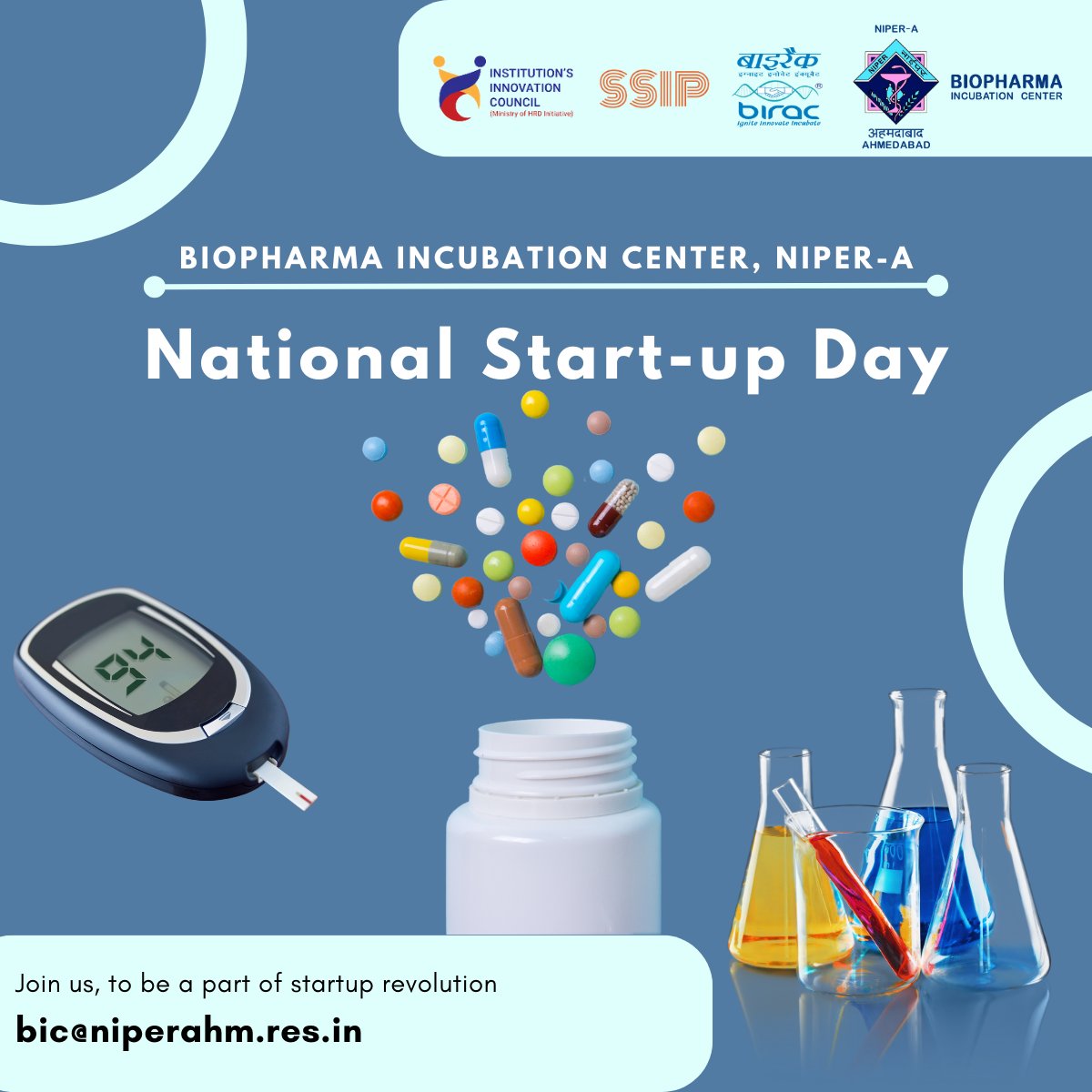 Biopharm Incubation Center at NIPER Ahmedabad tweet media
