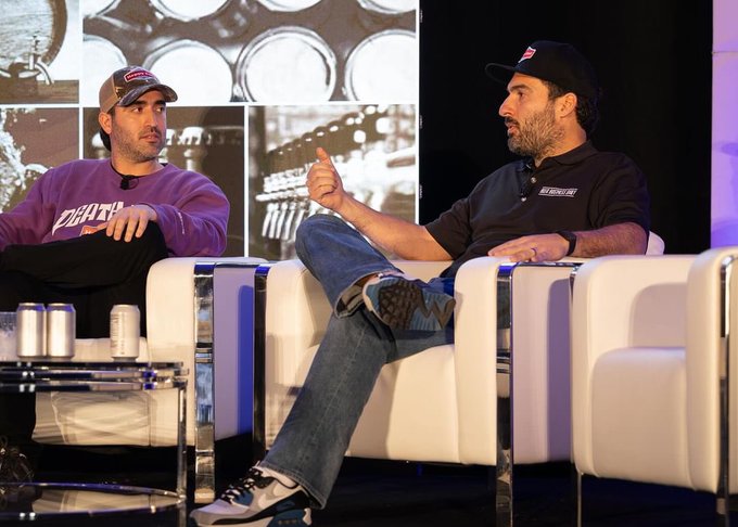 It was fun speaking @happydad today at the 2024 Beer, Wine &amp; Spirits Summit with @sammy and @BeerBizDaily<a class="tags" target="_blank" title="On Twitter" href="/?out=eyJ0eXAiOiJKV1QiLCJhbGciOiJIUzUxMiJ9.eyJpYXQiOjE3MTk1NzE0OTgsImlzcyI6InR3cG9ybnN0YXJzLmNvbSIsIm5iZiI6MTcxOTU3MTQ5OCwiZXhwIjoxNzUxMTA3NDk4LCJyZWRpcmVjdF91cmwiOiJodHRwczovL3R3aXR0ZXIuY29tL2hhcHB5ZGFkIn0.mL9stxf4oFU8_v2lYnFSz7ytKHsBgk77ya73eYOCihC7mChq5STtUq0hqK2gJsDwb7uqzPjzUpA-H7n4cctDYQ">@happydad</a>