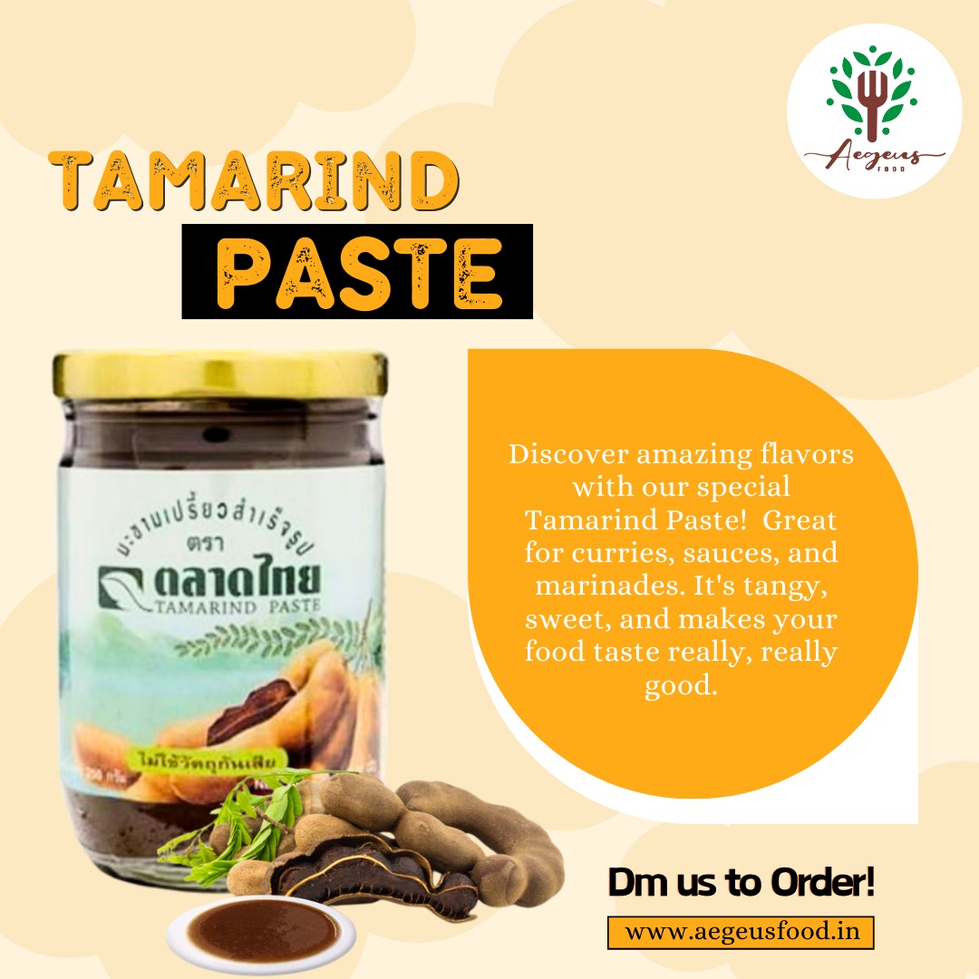 Taste the difference – our Tamarind Paste adds the perfect blend of sweet and tangy to your favorite recipes! 🍲

#aegeusfood #TastyUpgrade #KitchenMagic #aegeus #horeca #tamarindpaste #importedproducts #healthyeating #healthyfood #AegeusDelights #fmcgcompany #viral #paste