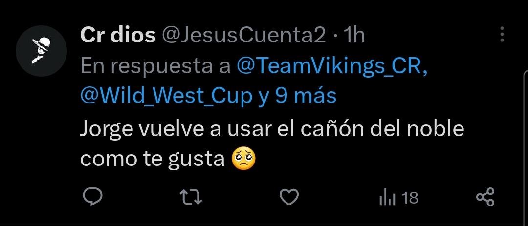 VIKINGS (@teamvikings_cr) on Twitter photo #RESULTADOS/#GoVikings/#CR(2/2)
Jorgito cerrando con broche de oro, ¡así se juega el gigante noble!✨️
🏆| Raccoon League
🎯| 8vos LW
<a href="/StormCR30/">Star I StorM ⭐</a> 🆚 <a href="/CristianAxelMF/">Cristian Axel</a>
📌| 0-2 ❌
🏆| Apuesta 💸
🆚| <a href="/BFGAMING01/">Blue stars Gaming</a>
📌| 2-1 ✅️
👑| <a href="/AlfonByTop/">Alfonn</a> <a href="/JorgeAdrinGuti3/">Jorge Adrián Gutierrez Lopez</a> #RESULTADOS/#GoVikings/#CR(2/2)
Jorgito cerrando con broche de oro, ¡así se juega el gigante noble!✨️
🏆| Raccoon League
🎯| 8vos LW
<a href="/StormCR30/">Star I StorM ⭐</a> 🆚 <a href="/CristianAxelMF/">Cristian Axel</a>
📌| 0-2 ❌
🏆| Apuesta 💸
🆚| <a href="/BFGAMING01/">Blue stars Gaming</a>
📌| 2-1 ✅️
👑| <a href="/AlfonByTop/">Alfonn</a> <a href="/JorgeAdrinGuti3/">Jorge Adrián Gutierrez Lopez</a>