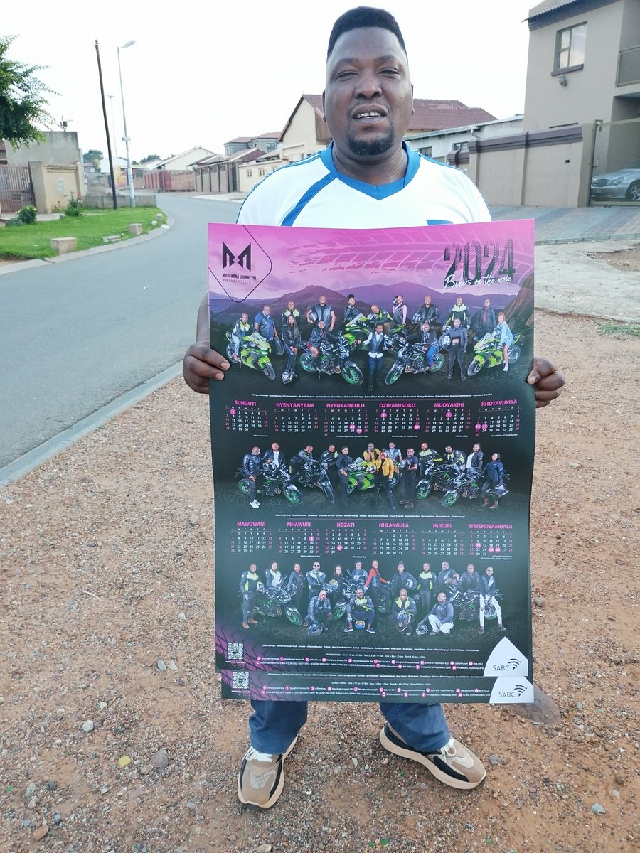 Papa Penny ka xithlelani received calendars