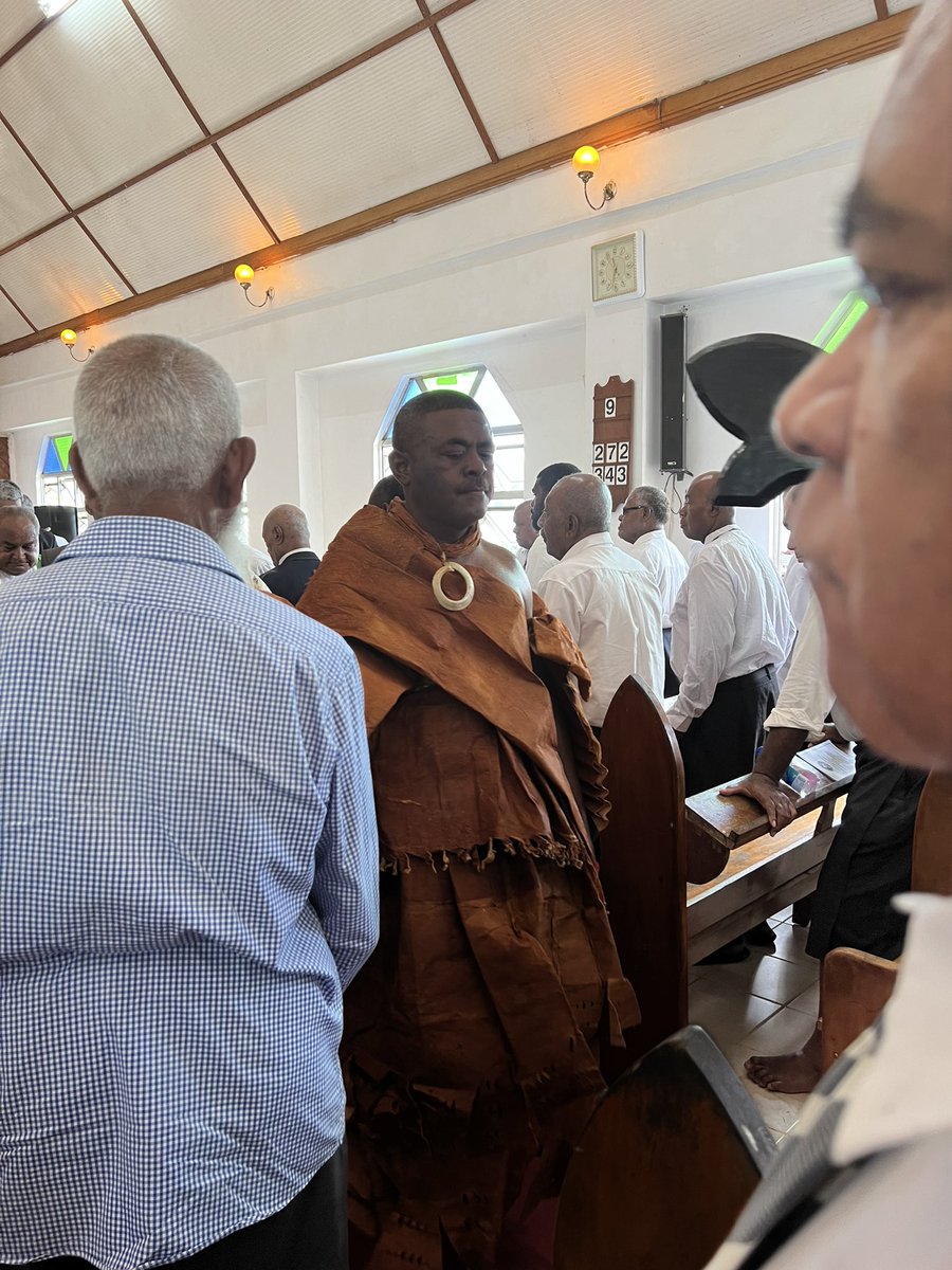 NadiAirport's tweet photo. Today was historical for #FijiAirports to be invited to observe/celebrate & reconnect with the #Vanua at the traditional coronation of Na Momo Levu na Tui Sabeto, Ratu Viliame Mataitoga. Wishing you all the very best in your traditional role #TuiSabeto https://t.co/lS2wZMXrP7
