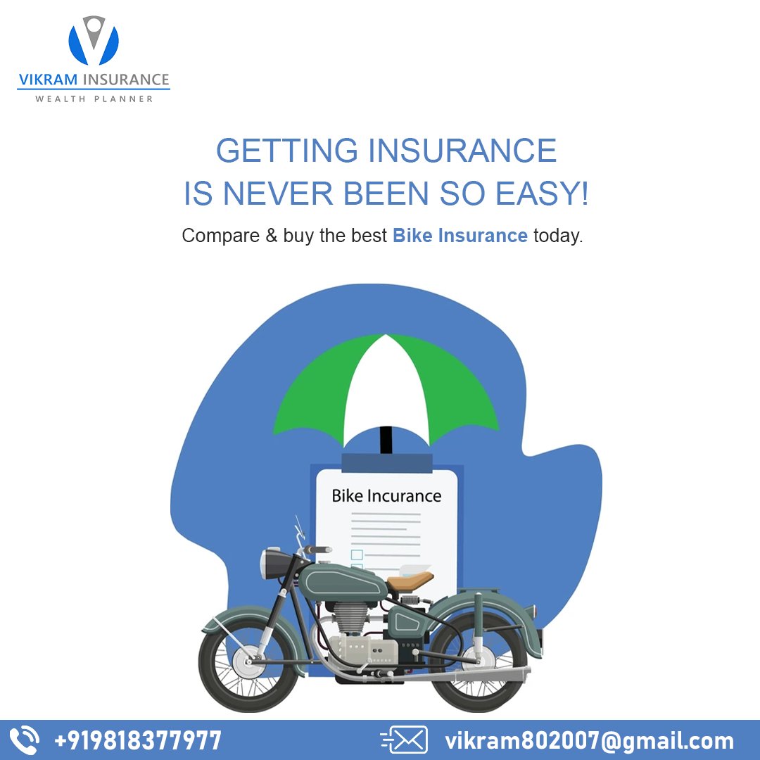 VikramJSingh81's tweet image. Simplify your insurance journey with Vikram Insurance! 🏍️ 

Explore, compare, and secure the best Bike Insurance effortlessly. 🛡️

For more information please contact us on
 📞+919818377977 or mail us at 
✉️vikram802007@gmail.com

 #InsuranceSimplified #BikeCoverage