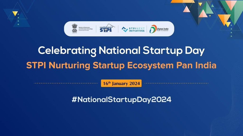 Celebration of #NationalStartupDay on 16th January 2024 at @STPISrinagar  #NationalStartupDay2024 #STPIStartupEcosystem #TheNextWave #STPIINDIA

@GoI_MeitY
@Rajeev_GoI
@arvindtw