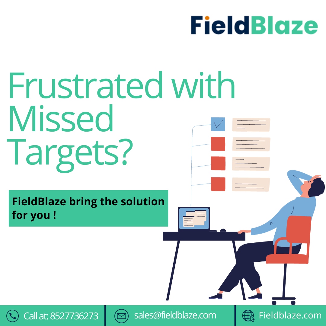 field_blaze's tweet photo. Stop chasing targets and start hitting them! Our software keeps you on track. 
#SalesGoals #AchievementUnlocked #RealTimeUpdates #PreciseTracking #FieldBlaze #fieldsales #fieldforcemanagement #FieldForceTracker #workforcemanagement #LocationTracking #targets #crm #crmsoftware https://t.co/vAaNBqOT7k