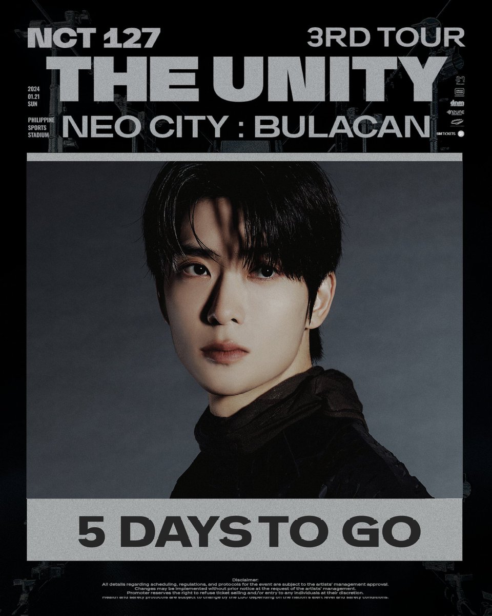 #JAEHYUN is known to be a captivating performer with a striking blend of suave stage presence and his perfect baritone voice.

Get ready to meet Jaehyun and the rest of the crew in 5 days!

🗓️2024.01.21 | 6:30 PM
📍Philippine Sports Stadium
🎫SM Tickets

#NCT127 #NEOCITY