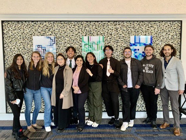 CSULB_BioChem's tweet photo. This past weekend, many of our hard-working researchers started the new year off by attending the CSU 36th Annual Biotechnology Symposium in Santa Clara to present their posters, give research talks, attend workshops, and more!
We are so proud of y’all!
#csubiotech #GoBeach https://t.co/g6AuiudrdK