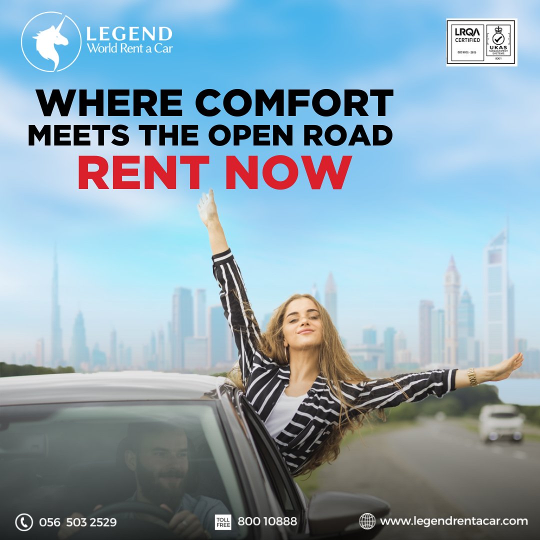 legendrentacar's tweet image. Shift into exploration mode. Rent a car and make every mile a story to tell.
For bookings, contact us via :
📞: +971 56 503 2529
✉: info@legendrentacar.com
🌐: legendrentacar.com
#legendrentacar #DriveAndExplore #RentYourRide