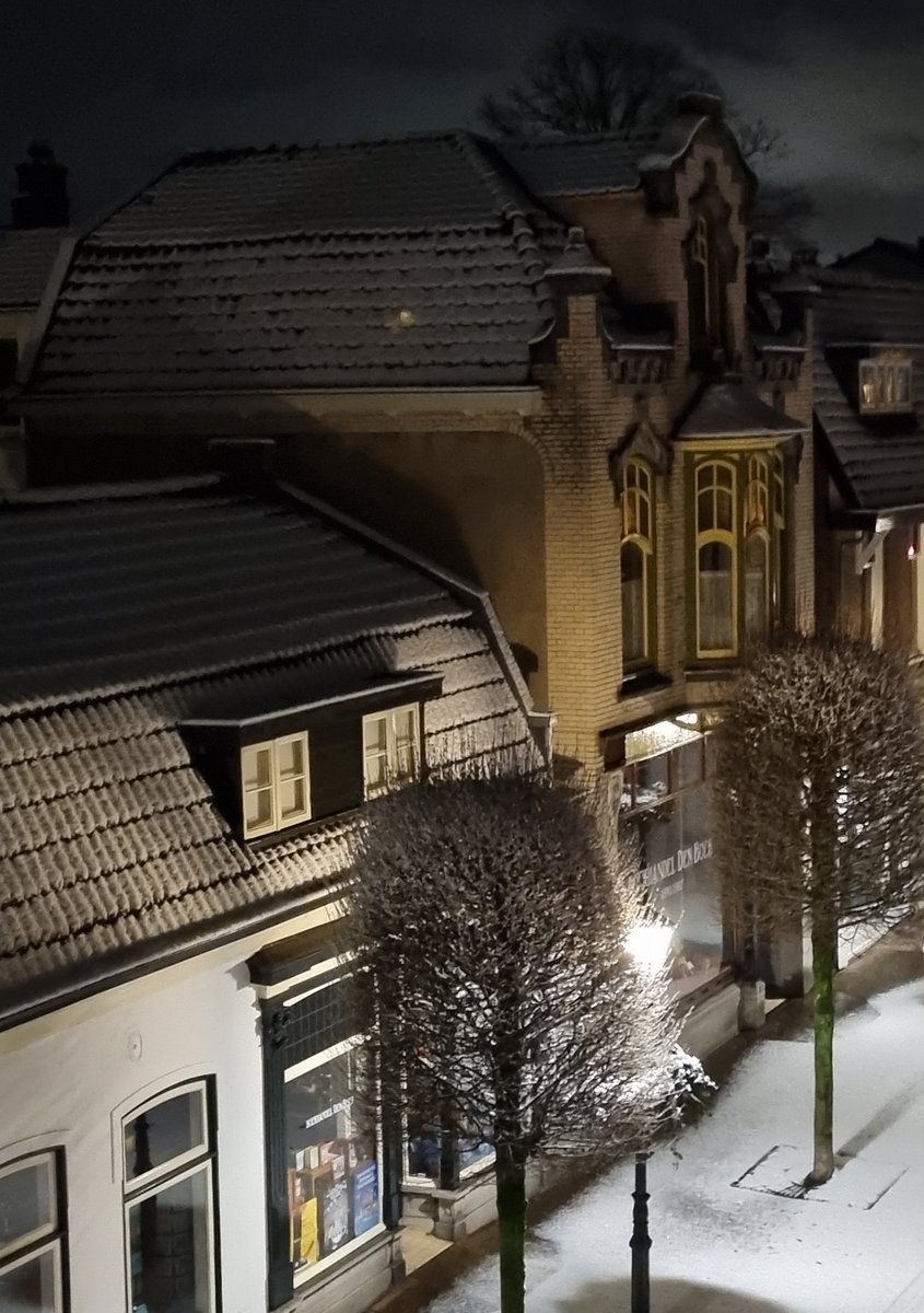 KeyFlex's tweet image. Een heel goedemorgen, maak er een mooie dag van! #centrum van #Baarn in de Anton Pieck sfeer (van weleer)😉#sneeuw