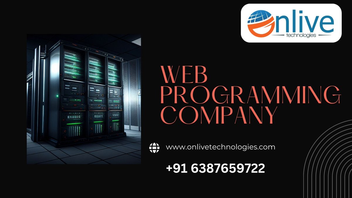 onlivetechno's tweet image. As a dynamic Web Programming Company, we pride ourselves on transforming ideas into functional and visually stunning online experiences.
#webprogrammingcompany #webdesigningcompany
Visit - onlivetechnologies.com
