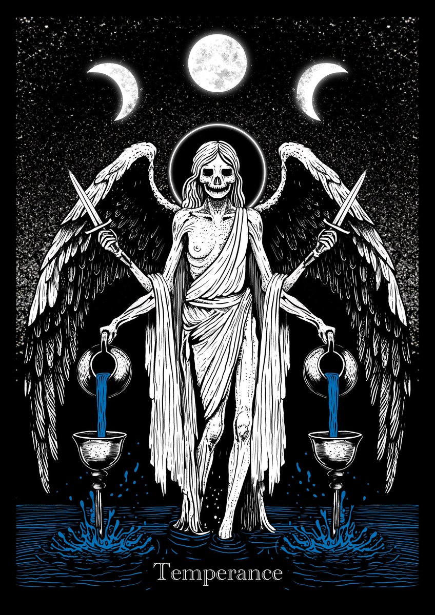 X3lasin's tweet photo. Just a few tarot card designs I drew over the holidays 🌙✨ #tarotcards #magic #digitalart https://t.co/ljGKRgLkUT