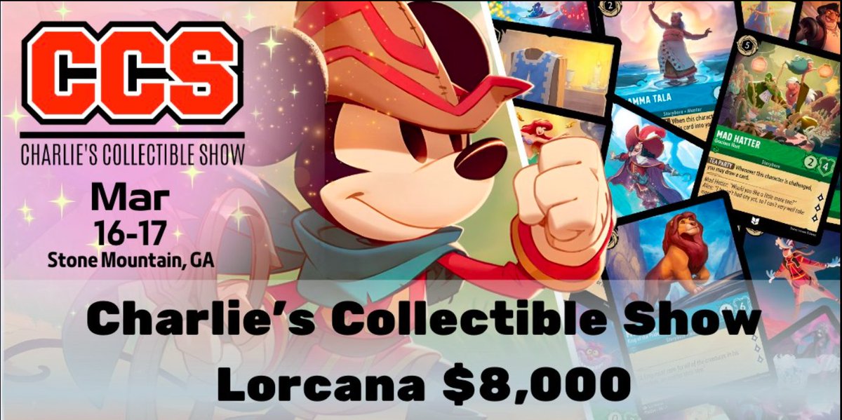 ActualNoimnot's tweet photo. This is not a drill!!! Everyone please share who has higher visibility than me please!! One of my local stores is hosting a #Lorcana $8k constructed tournament in March! Link in comments below. https://t.co/saeWSNBm2K