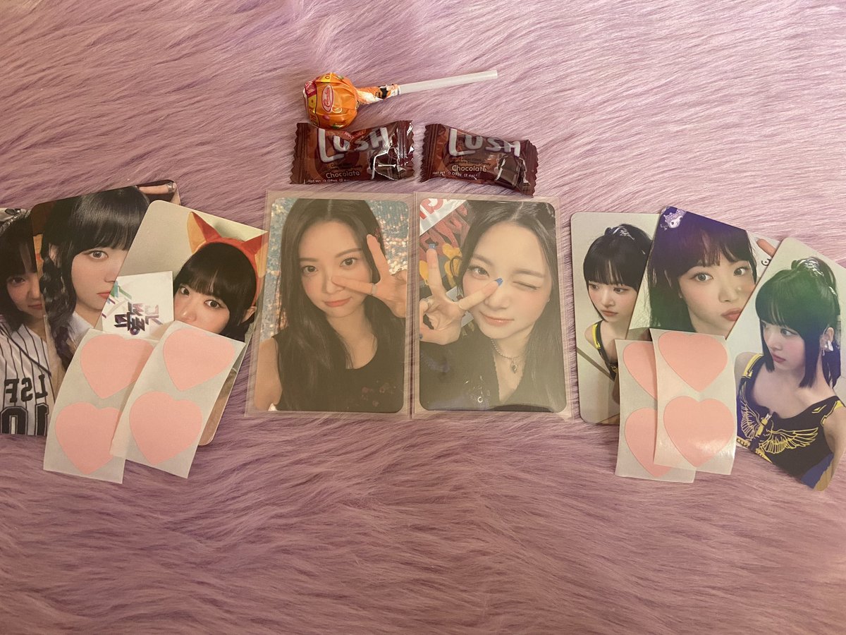 kwiniecart's tweet photo. #kwiniecartmails 

hii @i2chaez !! Received eunchae na tysm for letting me adopt them! &amp; tysm sa freebies ! ❤️

 #fromfran https://t.co/UoTMfFi7rH