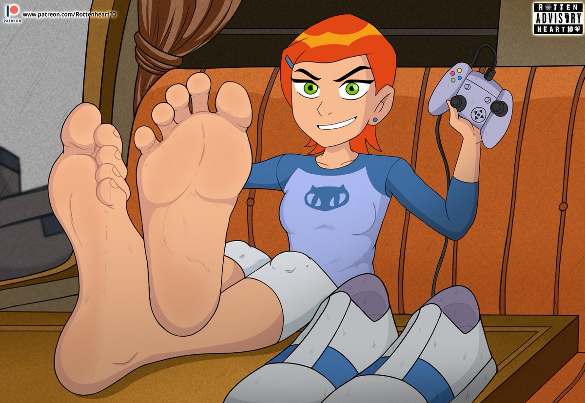 rotten_heart10's tweet photo. Gwen Tennyson Feet - Ben 10
-----------------------------
Since Ben 10 revived here on Twitter i wanted to try the style of this show and wanted to draw Gwen! hope you like this! this drawing is part of a secuence of 4 pics Shoes, Barefeet, tickles and something kinky 👀👣
Also made alts! you can find on P3on! 
-------------------------------------------
#feet #footfetısh #soles #toes #female #Ben10 #ben10fanart #gwen #Ben10Art