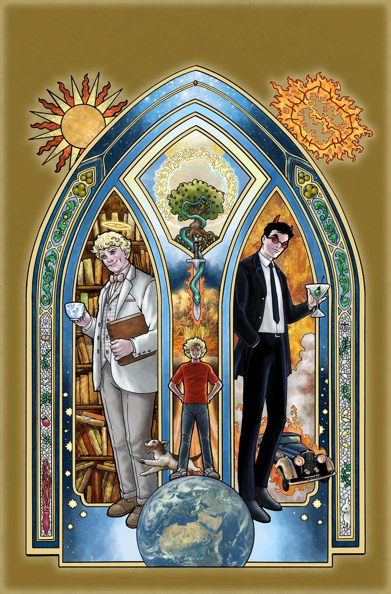 I'm rarely on socials anymore, recovering from a long illness, months behind on work, & the Good Omens graphic novels clocks in at nearly 40 pages longer than intended. I have a lot of work to do. My assistant handles my accounts. Sorry to seem aloof. Thanks for understanding.