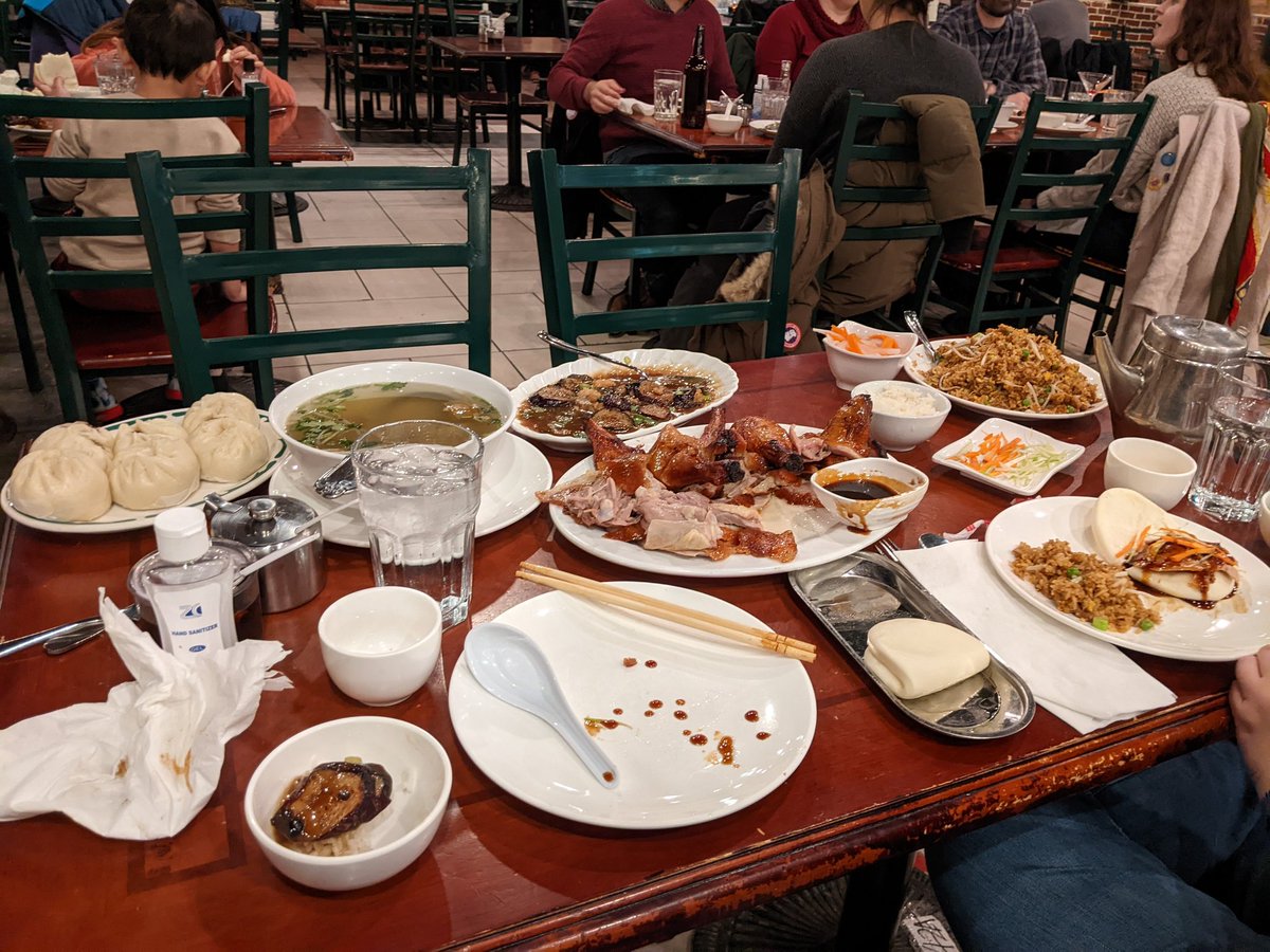 When coming up with my favorite sandwich, I realized my girlfriend had never had Peking duck - we got some tonight to celebrate our 10-month anniversary 😁