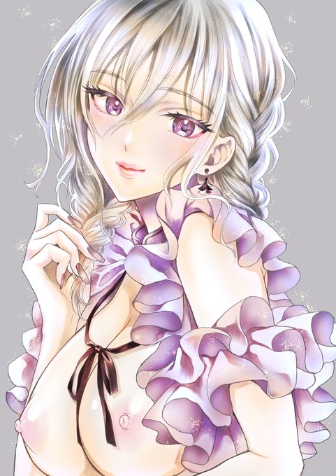 グリザイユ塗りの練習した子❣️安定した色に仕上がって良いのカモ～❓ 