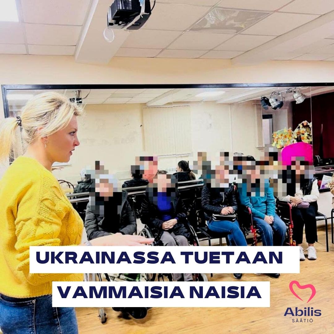AbilisF's tweet photo. Ukrainassa Abilis on tukenut 5000 eurolla hanketta, jossa vammaisille naisille, jotka ovat kokeneet vÀkivaltaa, tarjotaan psykologista tukea ja annetaan ruoka- ja hygieniatarvikkeita.
đđŁ
https://t.co/jHUSIy58jv
#Abilis #vammaisetnaiset #Ukrainansota #projektirahoitus https://t.co/cNVtiwvRGQ