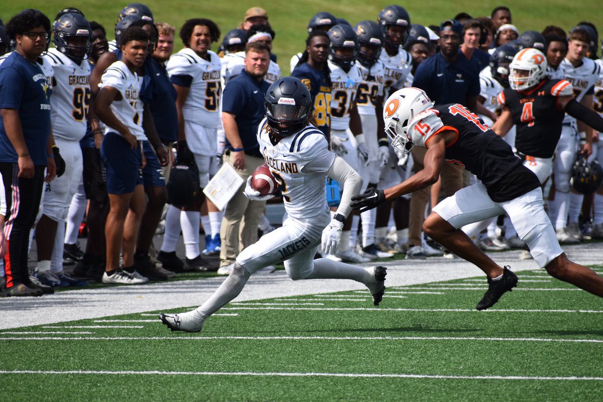 #AGTG Beyond Blessed To Receive An ⭕️ffer From Graceland University 🟡🔵 
<a href="/_SouthernXpress/">Southern Xpress 7v7 Foundation</a> @JameslewisCoach <a href="/ScottieJones/">Scottie Jones</a> <a href="/koachjm/">Jazmin Mitchell/Councilman</a>