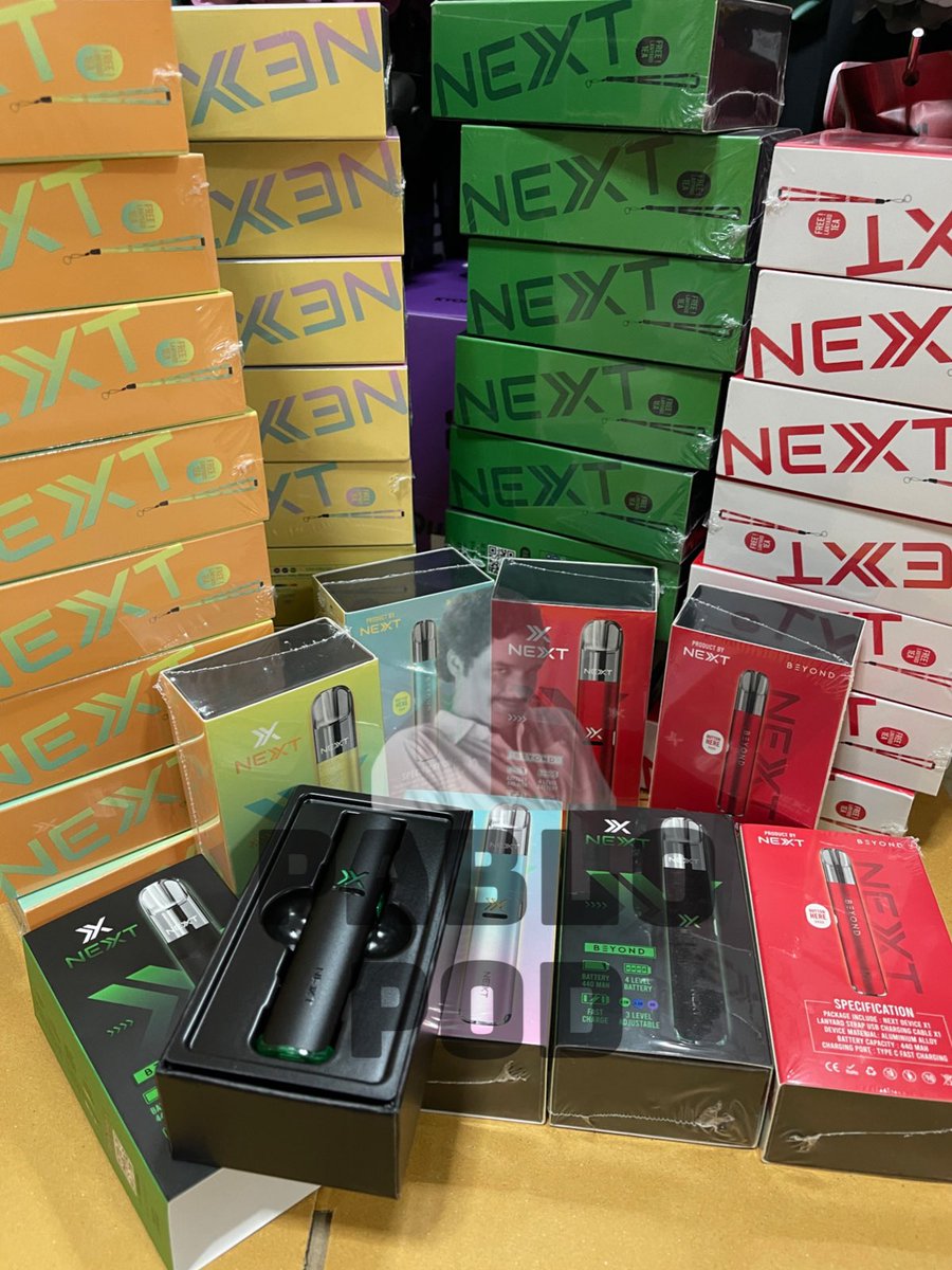 PABLOPODTH's tweet photo. มาใหม่พร้อมส่งค่ะ NEXT PRO BEYOND 🔥
เครื่องเปล่า 850.- พร้อมสูบ 950 ส่งฟรี❤️
ปรับระดับการสูบได้ 4 ระดับ สามาถใช้ได้กับหัวทุกหัว

มีบริการเรียกแกรป 🛵 
ส่งพัสดุ ( กทม 1 วัน / ตจว 2 วัน)
สั่งซื้อ : https://t.co/Ihhts292ic

#พอตพร้อมส่ง #พอต #คัลแลนพี่จอง #ปิ่นภักดิ์ #หวยงวดนี้ https://t.co/Ou8EiakuU6