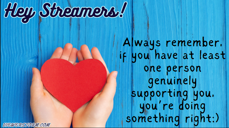 It doesn’t matter if 1 or 1000 people show up to your stream. 🧑‍💻👩‍💻
Stream because you want to not because you feel like you have to. 🤗
Even if it’s 1 person they chose you over tons of other streamers. 💪💯
#SupportSmallStreamers #streameradvice #StreamerCommunity