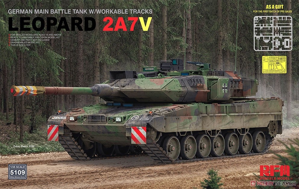 hobbysearch_mm's tweet image. 【2月予約】Rye Field Model(ライフィールドモデル)
1/35 レオパルト 2 A7V ドイツ主力戦車
予約開始です！→ 1999.co.jp/search?typ1_c=…
#レオパルド2A7V #Leopard2A7V #レオパルド2 #戦車 #プラモデル #プラモ #Leopard2 #Leopard #Plastickits #Plasticmodel #Scalemodels