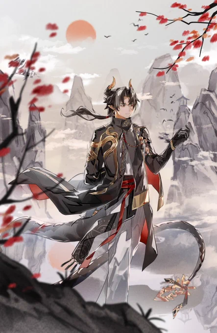 #Arknights4thAnniv #ArknightsHappy Year of the Dragon~ 