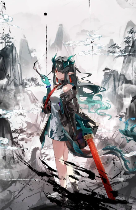 #Arknights4thAnniv #ArknightsHappy Year of the Dragon~ 