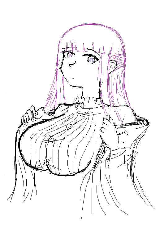 Zannen211's tweet photo. Fern hecha en paint xd 
Sousou no Frieren https://t.co/lmxLkxyVrq