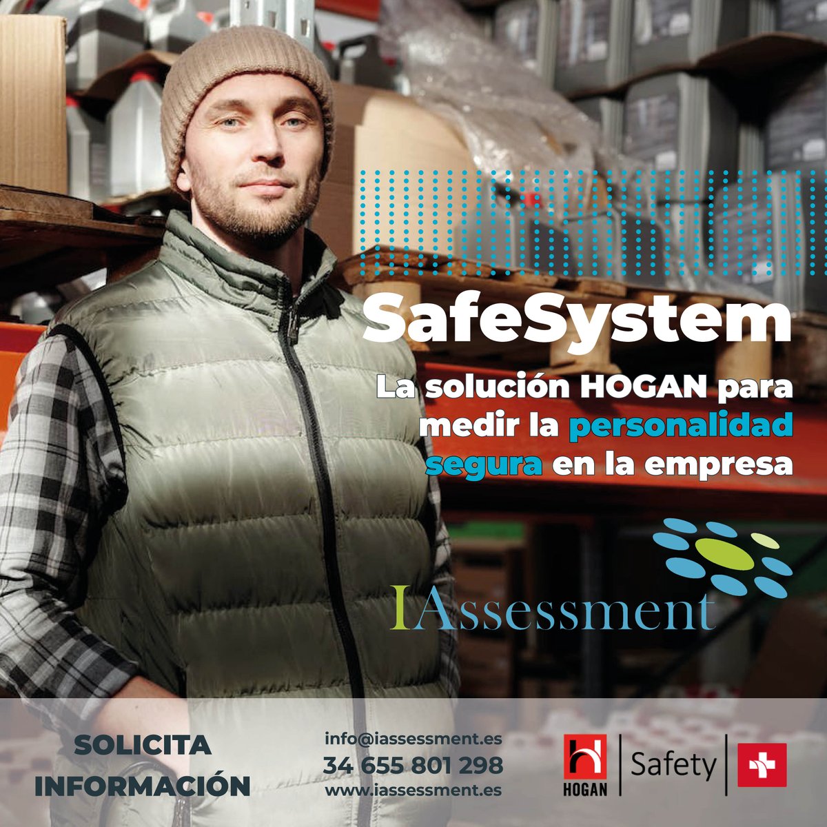 I_Assessment's tweet photo. Basado en décadas de investigación sobre la cultura del trabajo y la #personalidad de los trabajadores, el Informe de Seguridad de @HoganAssessment ayuda a las organizaciones a identificar a los candidatos que probablemente sean conscientes de la seguridad en el trabajo. https://t.co/9cdmicNUnq