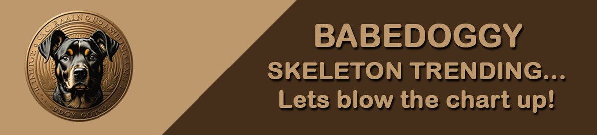BabeDoggys's tweet photo. BabeDoggy 🚀 Skeleton 24 Hours Trending..  

Starting a new trending on the Skeleton community.. This trending will be 24 hours active. Are you joining BabeDoggy?  🐶

Chart: https://t.co/MGnuW038rK

#babedoggy #BNBChain #dexview #BNB  #crypto #Cryptocurency #Binance https://t.co/8Nv0xPUUMX