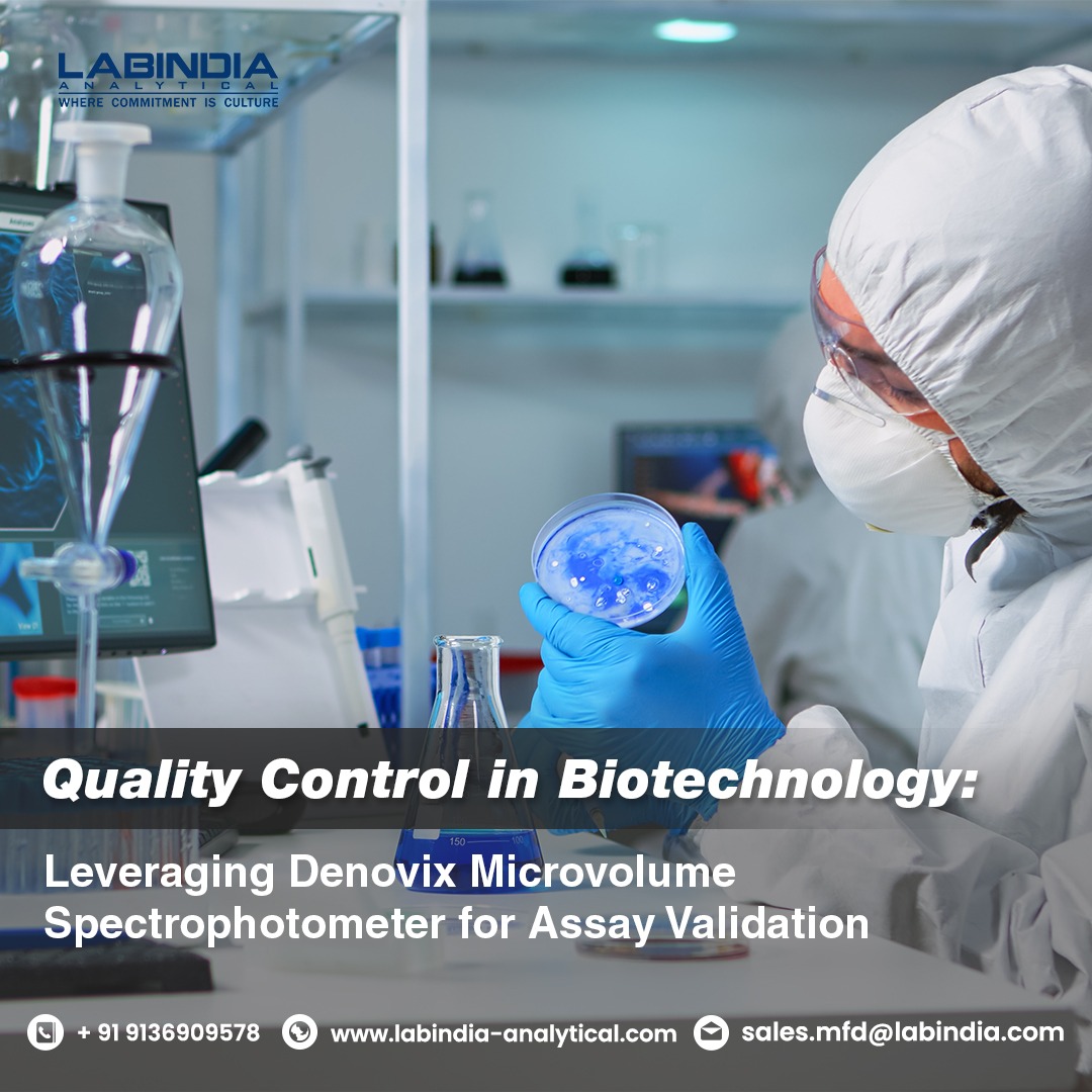 labindiaLife's tweet image. Maintaining rigorous quality control in biotechnology is paramount &amp;amp; the Denovix Microvolume Spectrophotometer, available through Labindia, is invaluable tool for assay validation

labindia-analytical.com/product/life-s…

#Labindia #lifescience #DenovixMicrovolume #spectrophotometer #microvolume