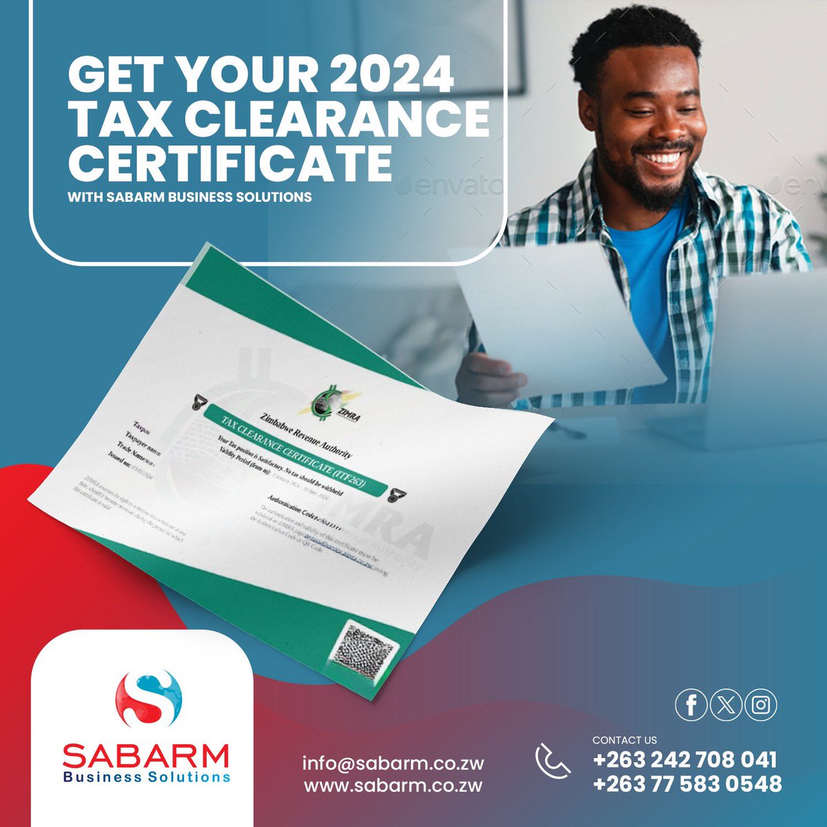 Get your  TaRMS registration &amp; 2024 tax clearance  renewal today. Let the professionals handle it for you. Contact us on 0775830548 today